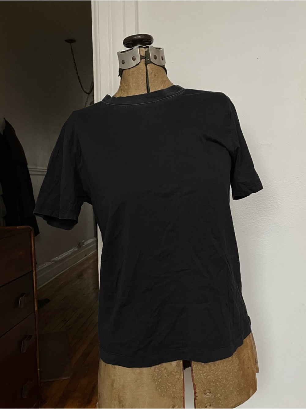 Acne Studio Dorka E Base Black Short Sleeve T-Shirt